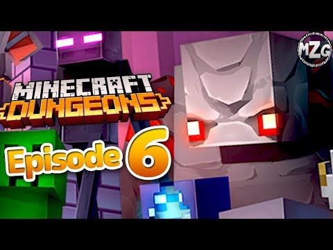 Minecraft Dungeons Gameplay Walkthrough Part 6 - Redstone Mines! Soggy Caves Secret Mission!