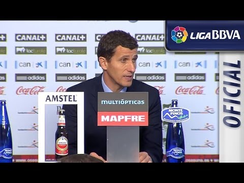 Rueda de Prensa de Javi Gracia tras el Osasuna (0-1) UD Almería - HD