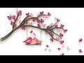 LOVE BIRDS TUTORIAL Quilling For Beginners Paper Craft
