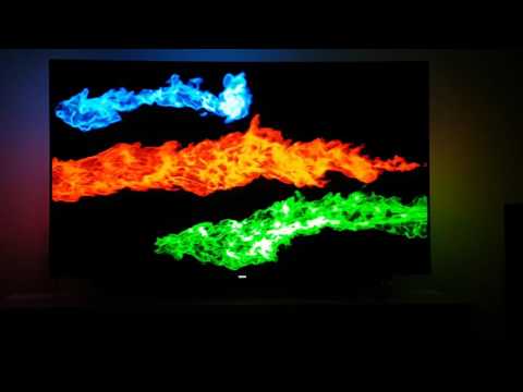 Philips 65pus7601 Black contrast performance demo