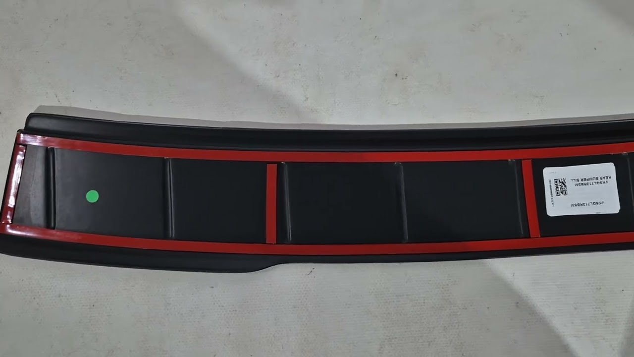 Накладка на задній бампер EuroCap (HB, ABS) Video 1