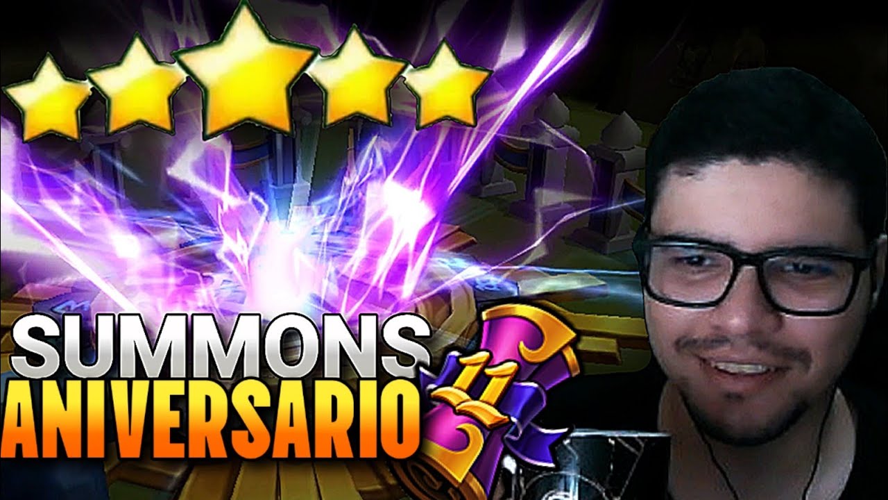 MEGA SUMMONS DE ANIVERSÁRIO ! Summoners War