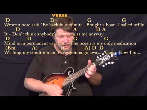 Knee Deep (Zac Brown) Mandolin Cover Lesson in D with Chords/Lyrics