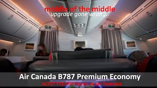 Upgrade gone wrong - 🍁Air Canada Premium econ review