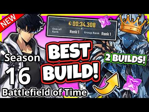 BARUKA 34s BATTLEFIELD OF TIME BEST BUILD GUIDE! 2 BUILDS! [Solo Leveling: Arise]