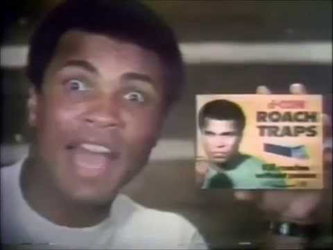 Muhammad Ali in Roach Traps Commercial