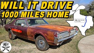 Will an ABANDONED Cougar RUN & DRIVE 1000+ Miles Home!?