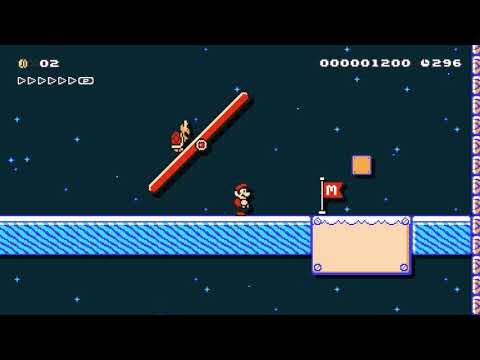 Super Mario Maker 2 Uploaded Level 3: Slippery Climb