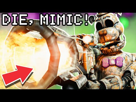 What happens if you USE WEAPONS to KILL the MIMIC?! (NEW FNAF Secret of the Mimic end)