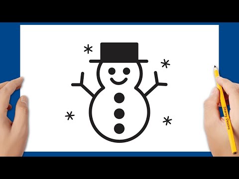 Comment dessiner un bonhomme de neige