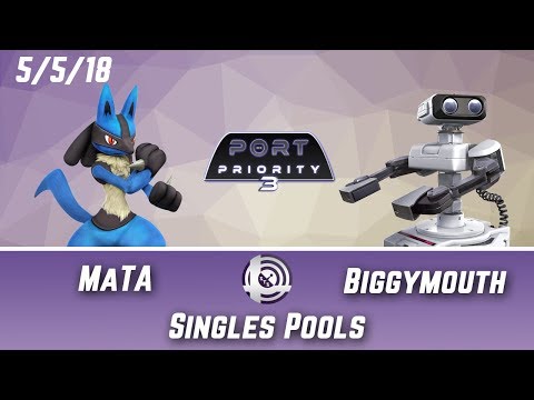 Port Priority 3 - MaTA (Lucario) Vs. Biggymouth (ROB) - Singles Pools