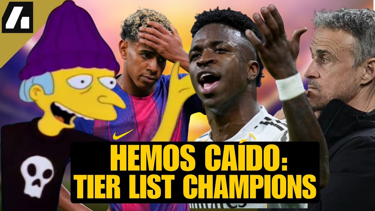 “ES IMPOSIBLE QUE EL MADRID GANE LA CHAMPIONS”: TIERLIST FAVORITOS THE FOUR AMIGOS PODCAST
