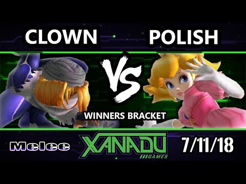 S@X 258 SSBM - Clown (Sheik) Vs. Polish (Peach) - Smash Melee Winners Bracket