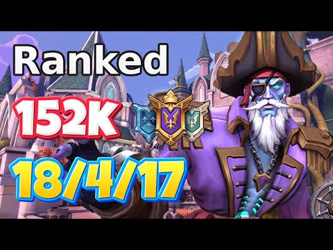 152k Dmg DREDGE Gameplay (Hurl) Paladins Ranked