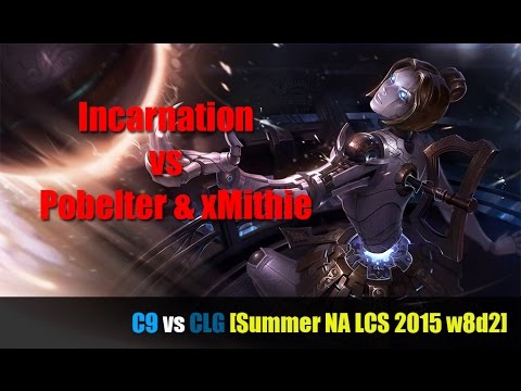 C9 Incarnation vs 2 fail gank - C9 vs CLG [Summer NA LCS 2015 w8d2]