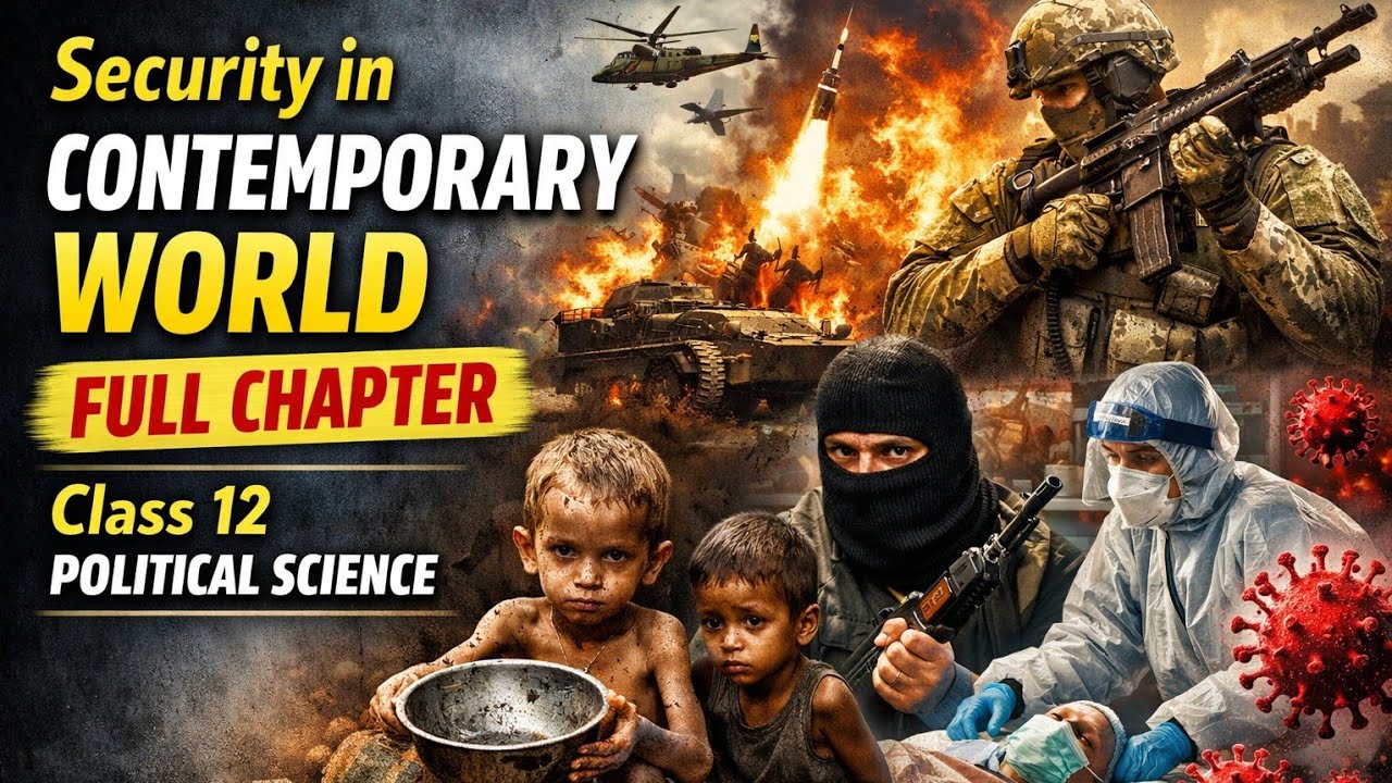 Chapter 5 Security in Contemporary World - Class 12 Political Science Full Chapter | One Shot Video