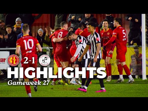 Late show secures all three points for Banbury | Banbury United 2-1 St Ives Town | Match Highlights