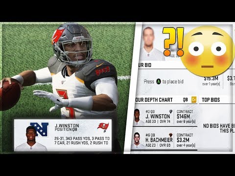 Winston's Final Game Ever + SHOCKING QB Available In Free Agency | Madden 20 Franchise | Ep. 52