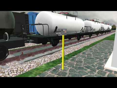 sistem de cântărire vagoane în mod dinamic