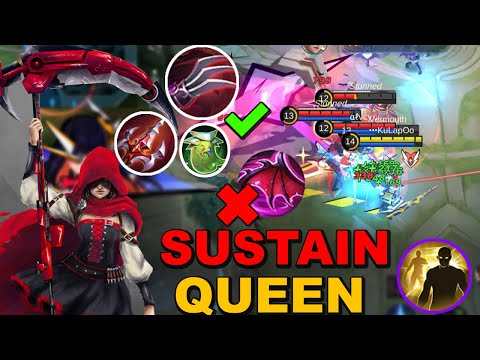 Perfect Build for the Real Sustain Queen | RUBY BEST BUILD 2023 | MLBB
