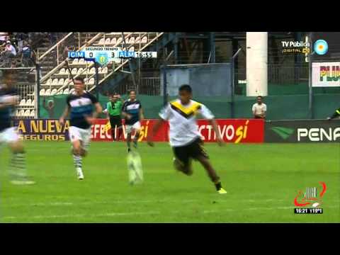 GOL DE CHAVEZ - GIMNASIA LA PLATA A 0 ALMIRANTE BROWN 3 - FECHA 9 B NACIONAL (08 10 2012)
