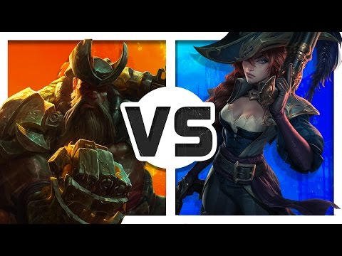 Gangplank vs Miss Fortune (Rap Battle) ft. Lunity