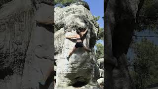 Video thumbnail de Kut de Crêpe, 7a. Fontainebleau