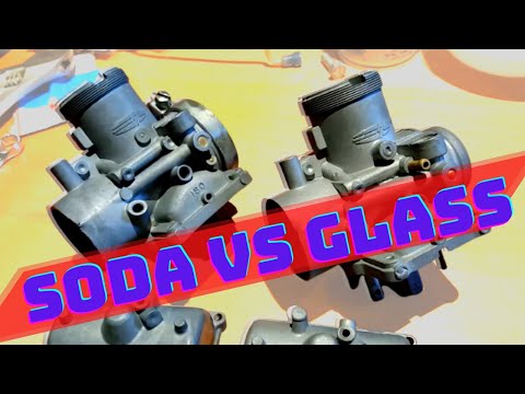 Soda Blasting vs. Glass Bead Blasting Motorcycle Carburettors