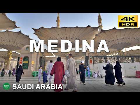 Medina – From the Prophet’s Mosque to Quba on Foot at Sunset | Saudi Arabia 🇸🇦 Oct 2025 [4K HDR]