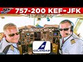 Icelandair Boeing 757 200 Cockpit Keflavik To New York JFK