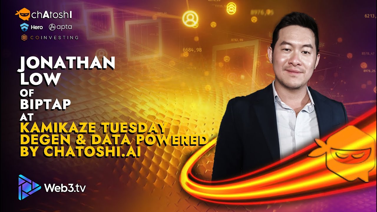 Jonathan Low: Biptap CEO at Kamikaze Tuesday — Degen & Data