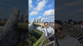 &#034;다낭 여행 필수 코스 #바나힐 골든브릿지 드디어 정복! ??해발 1,487m 위에서 걷는 기분은 정말 환상…