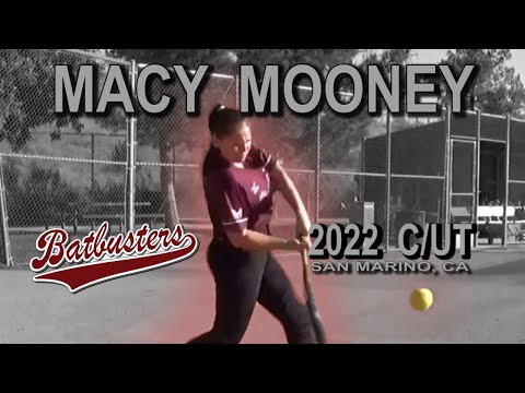 2022 Macy Mooney Catcher and Utility Softball Skills Video