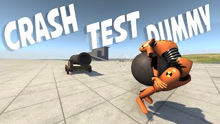 SHOOTING DUMMIES WITH CANNONS! - BeamNG Drive Ragdoll Crash Test Dummy