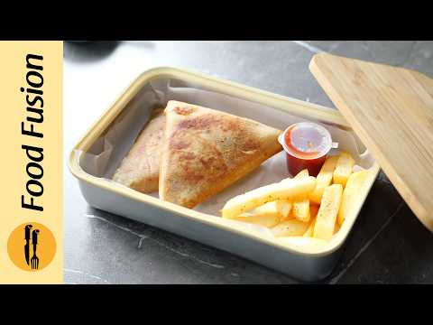 Triangle Pizza Paratha Back to School -Lunchbox Recipe by Food Fusion