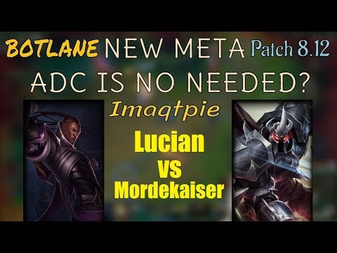 Imaqtpie | LUCIAN vs MORDEKAISER | LUCIAN Adc | Challenger Gameplay | Patch 8.12