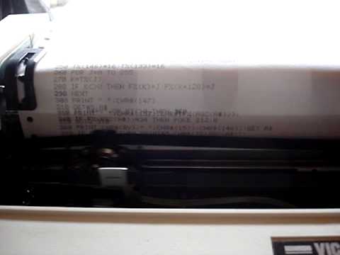 Commodore VIC-1525 Graphic Printer