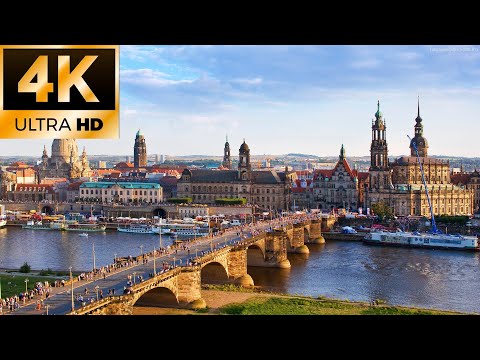 DRESDEN, Germany Virtual Walking 4K/60FPS