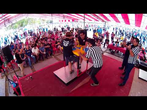 Muar International Malaysia vs Singapore  75kg Right Hand Open Final