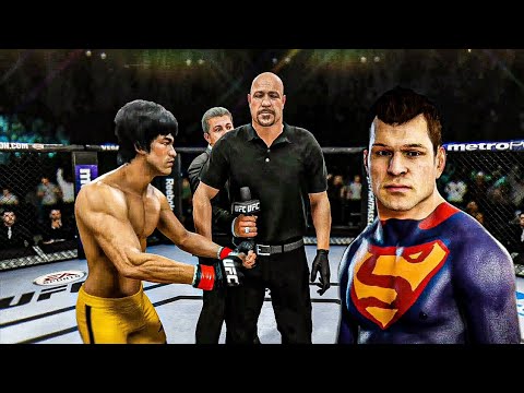Bruce Lee vs. THE SUPERMAN [EA Sports UFC 3] - K1 Rules
