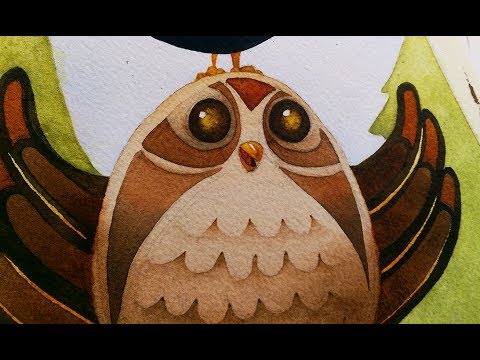 LAYING DOWN THE WATERCOLOR WASH