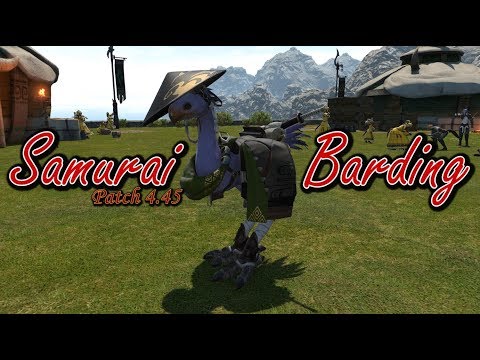 Ffxiv Samurai Barding
