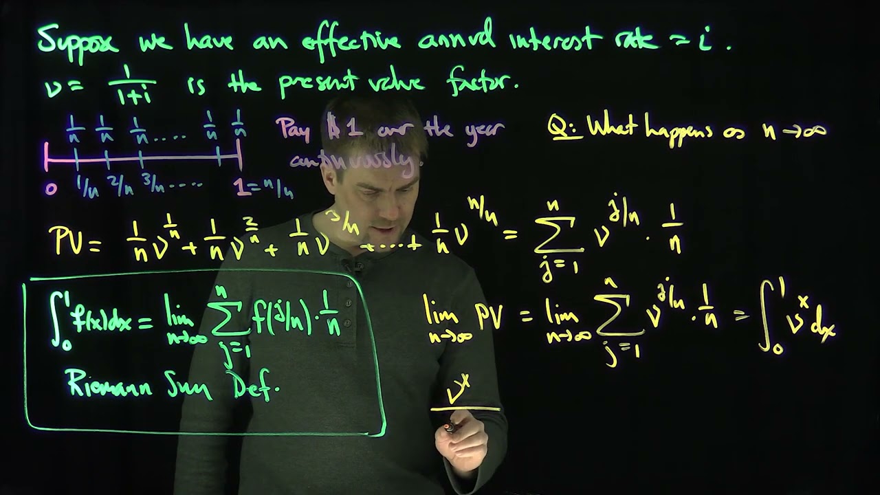 Continuously Payable Annuities