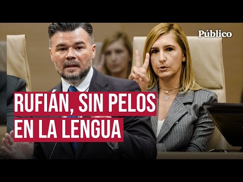 Rufián is appalled by Salomé Pradas's handling of Mazón's situation: "They lack heart."