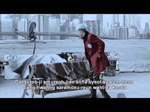 Big Bang - Blue (Romanized + Translated + Korean 한굴) Lyrics [1080p]