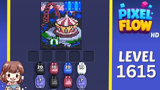 Pixel Flow Level 1615 Solution Walkthrough