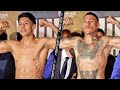 JAIME MUNGUIA VS GABE ROSADO - FULL WEIGH-IN AND FACE OFF VIDEO