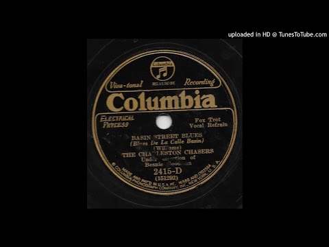 The Charleston Chasers "Basin Street Blues" (NY, Feb 9, 1931) - Columbia 2415-D.
