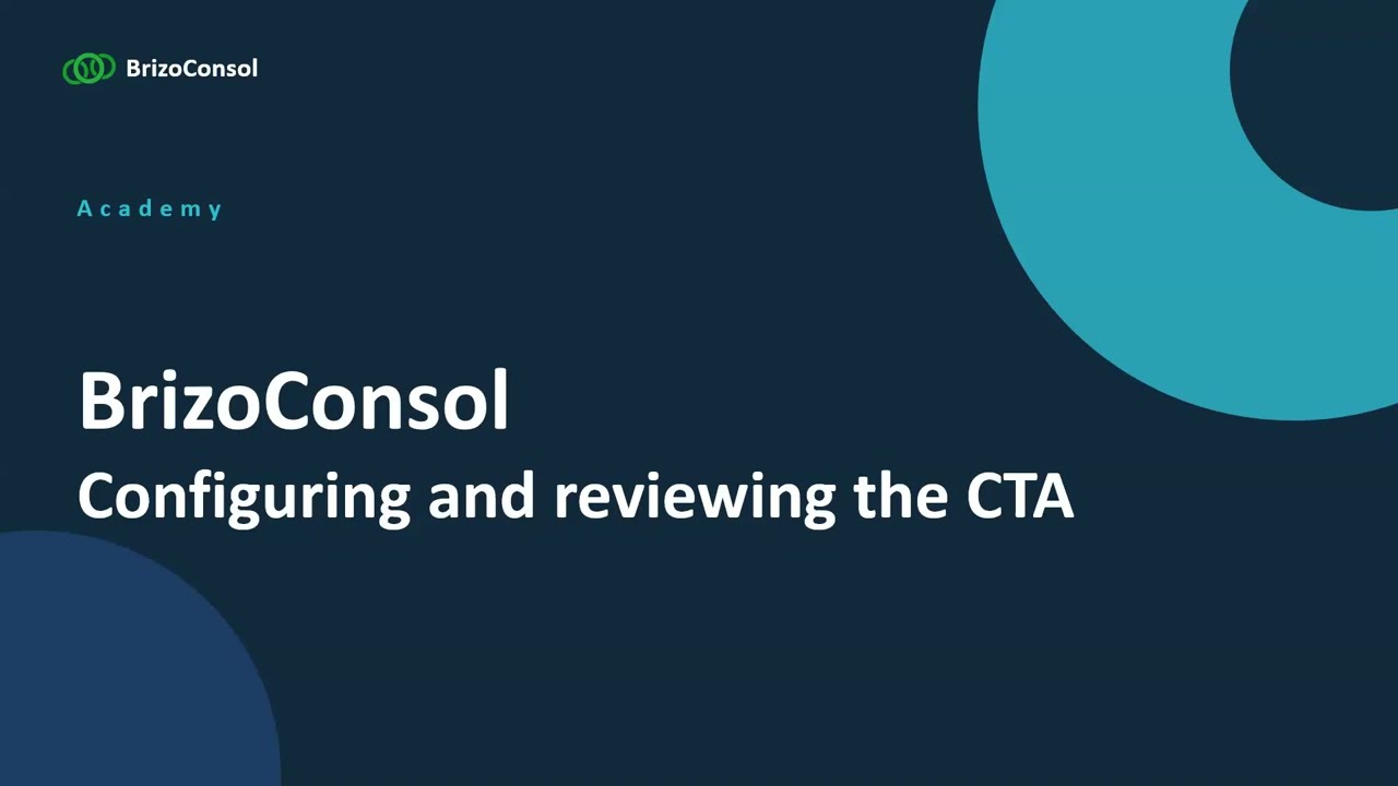 Configuring CTA & Reviewing the Journals