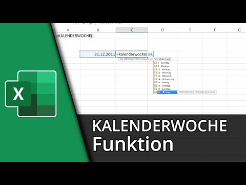 Excel Kalenderwoche Funktion | =KALENDERWOCHE() ✅ Tutorial